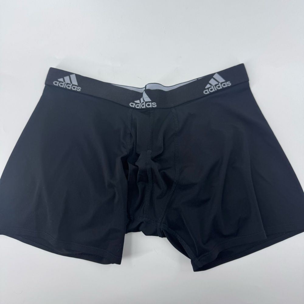 Adidas Black Boxer Briefs with Logo
